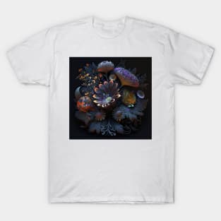 A Fractal Bouquet of Flowers T-Shirt